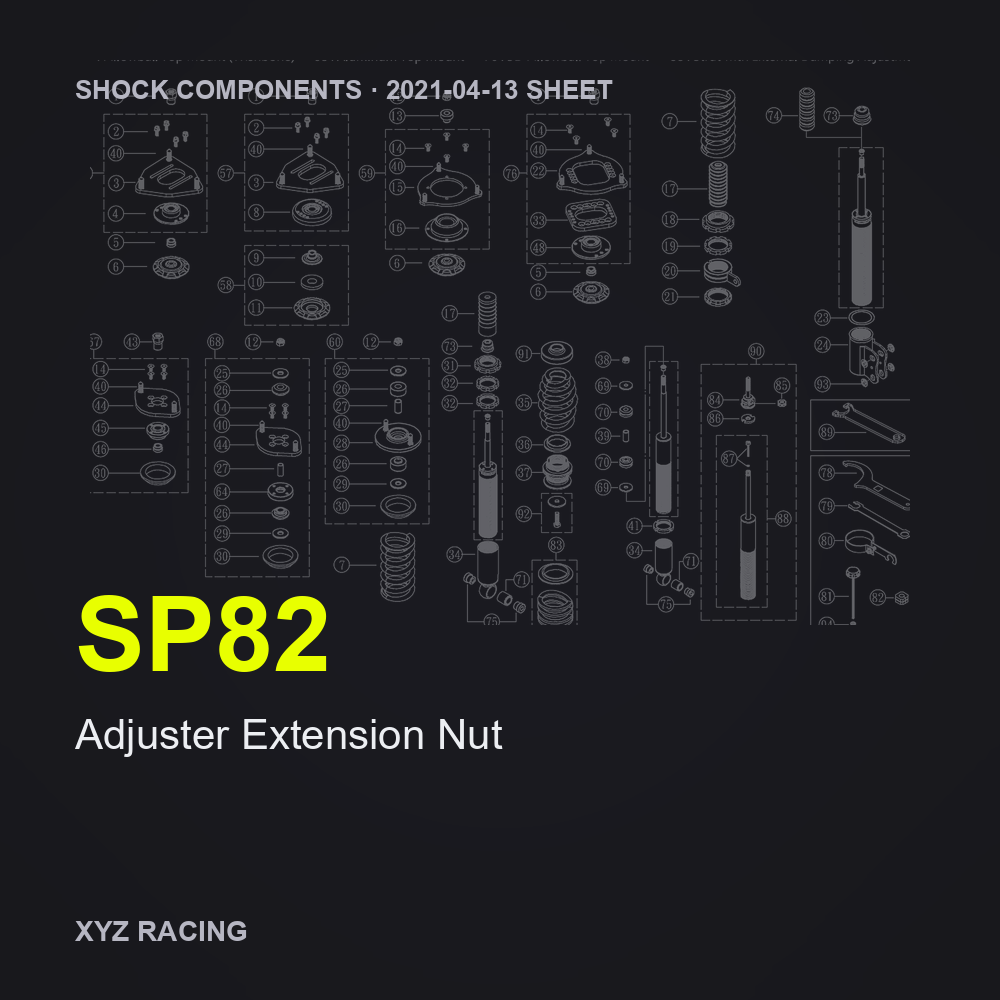 Adjuster Extension Nut (SP82)