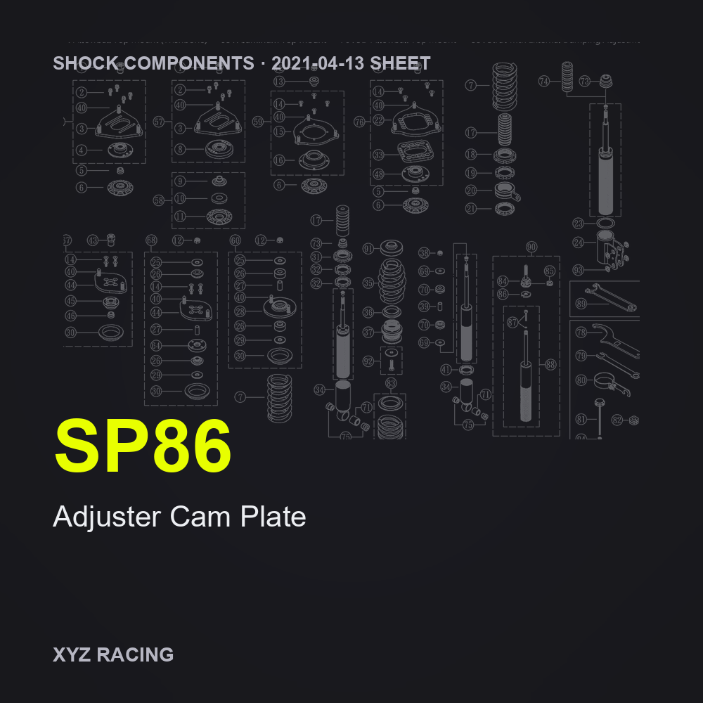 Adjuster Cam Plate (SP86)